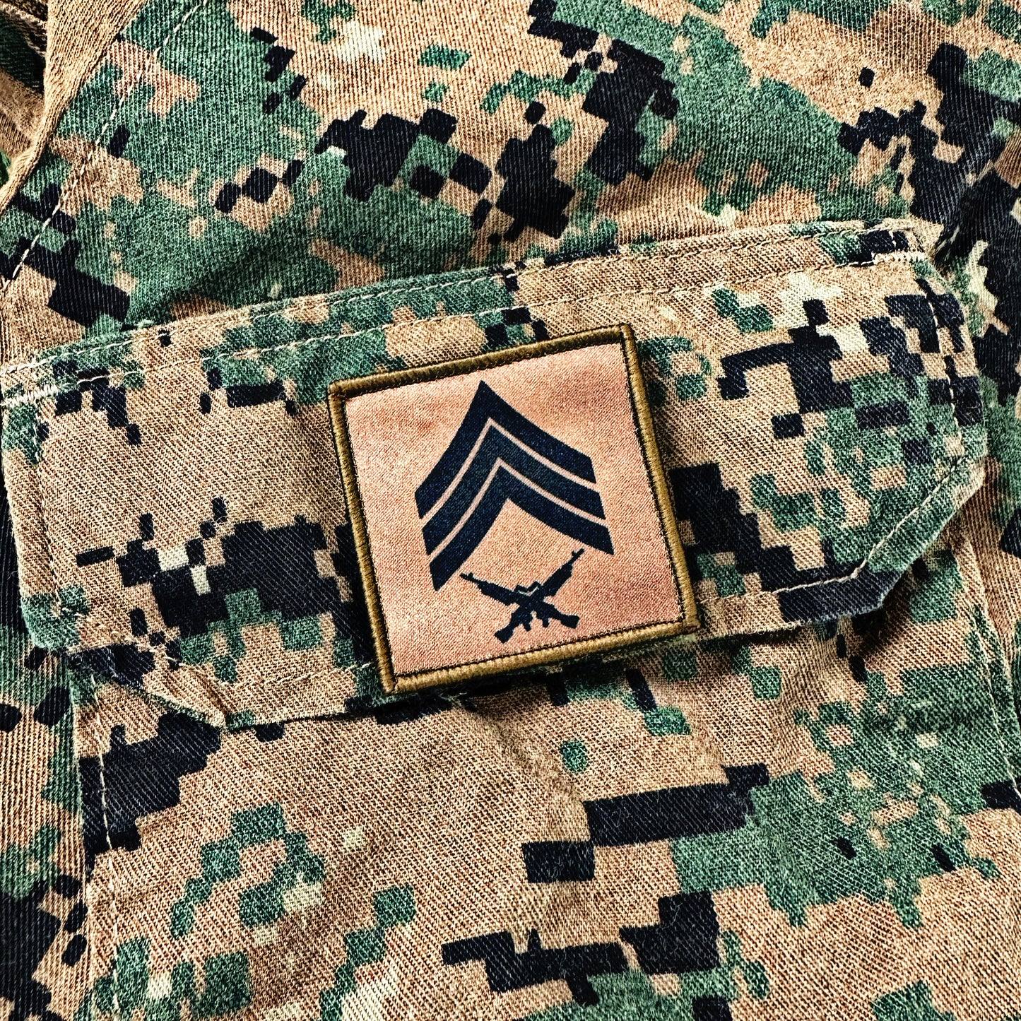 Machine Gunner Rank Patches