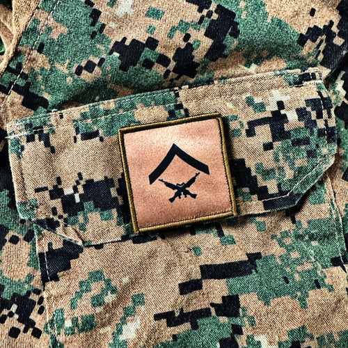 Machine Gunner Rank Patches