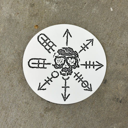Death's Compass Sticker