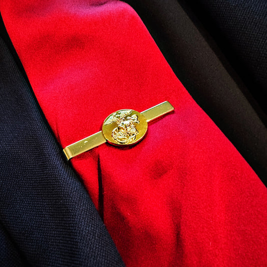 Eagle Skull and Anchor Tie Clasp