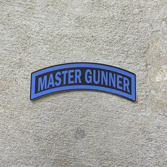 Master Gunner Tab Sticker