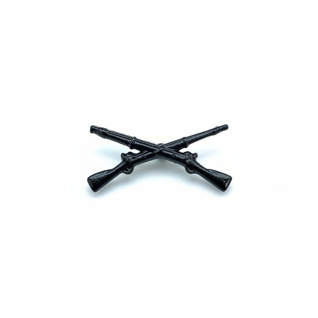 Infantry Crossed Rifles Lapel Pin