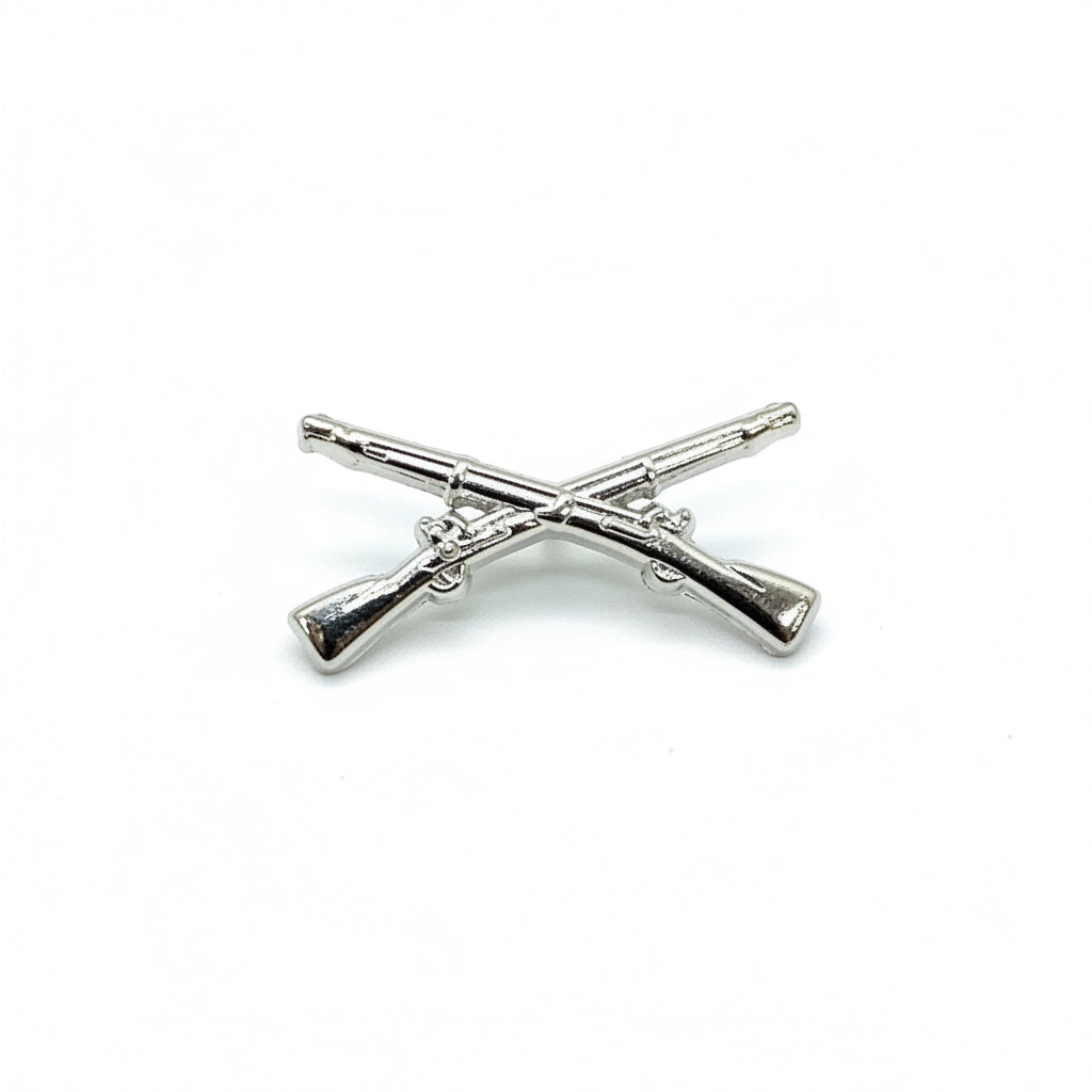 Infantry Crossed Rifles Lapel Pin