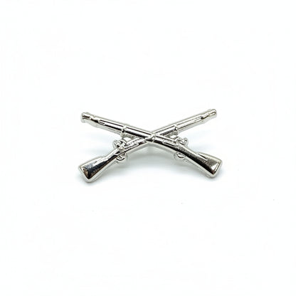 Infantry Crossed Rifles Lapel Pin