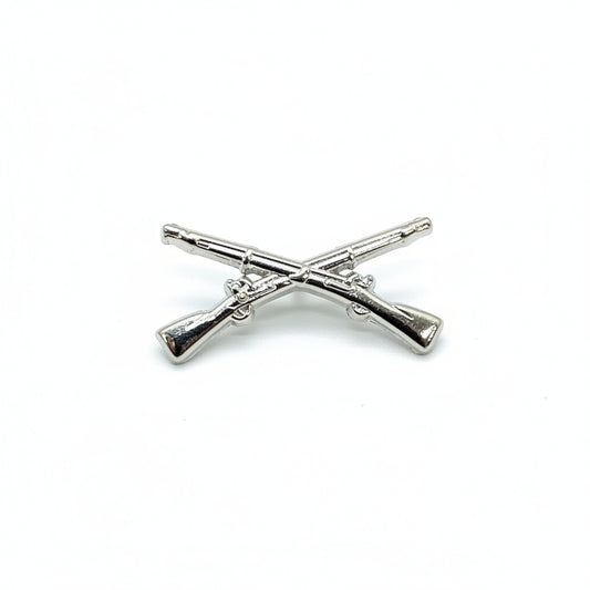 Infantry Crossed Rifles Lapel Pin