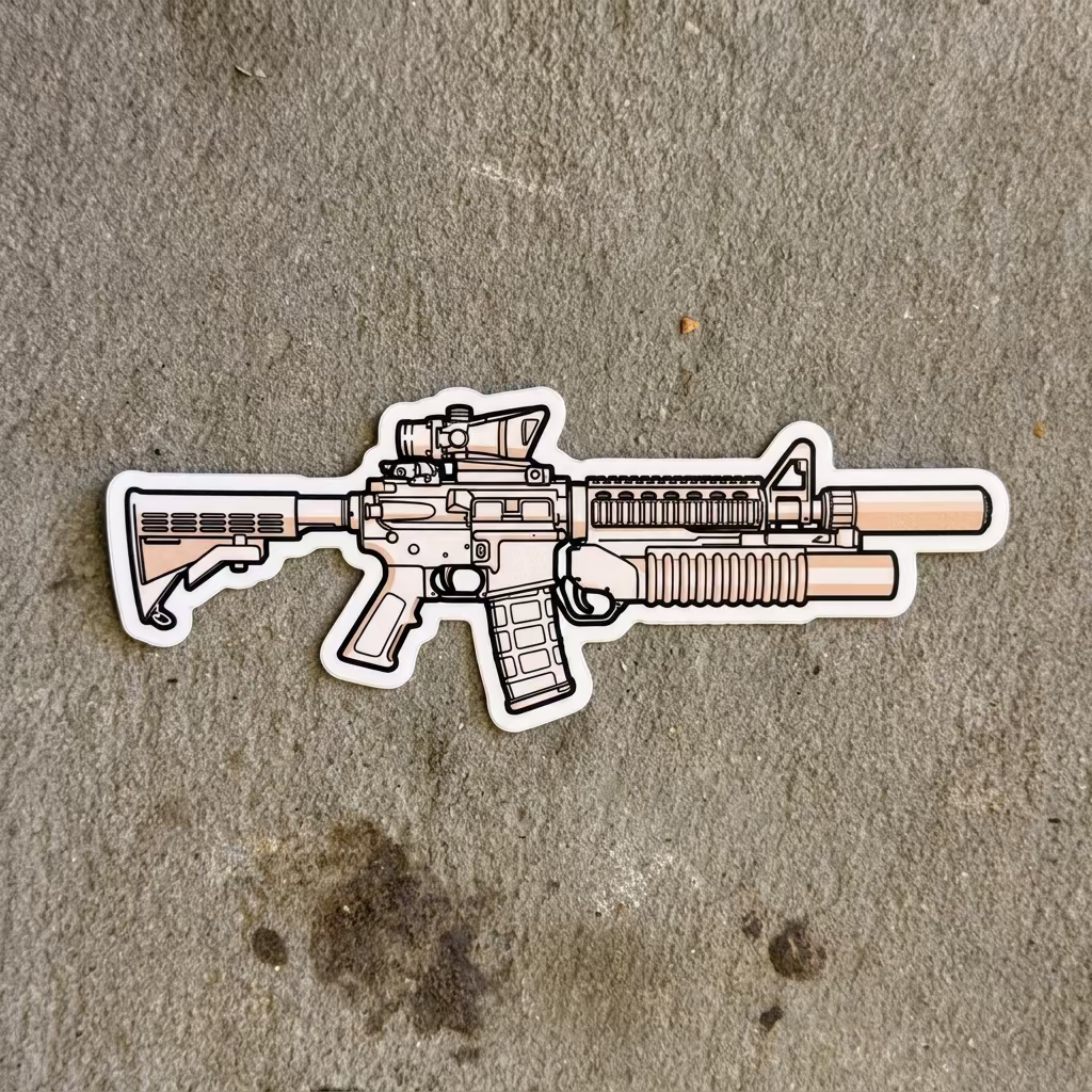 M16A4 w/203 Sticker