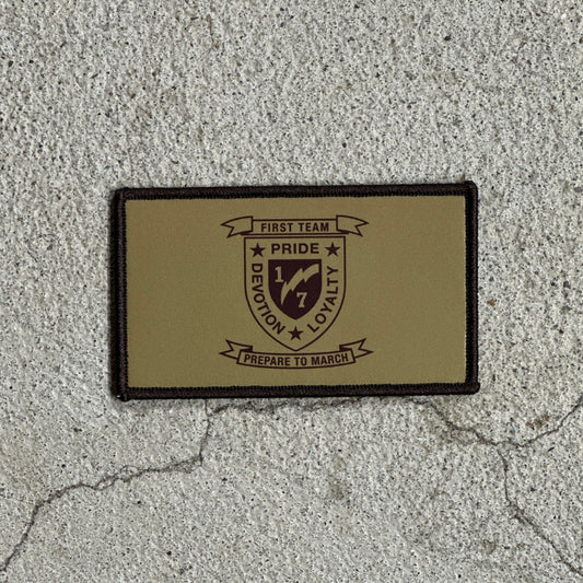1st Battalion 7th Marines Flak Patch