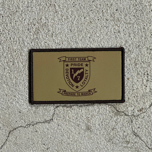 1st Battalion 7th Marines Flak Patch