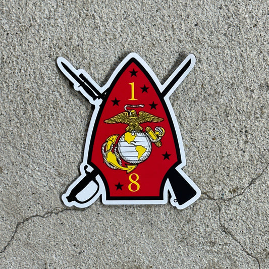 1st Battalion 8th Marines Patch