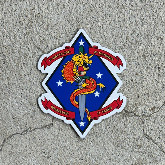 1st Battalion 4th Marines Patch