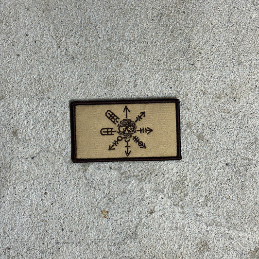 Death's Compass Patch (Embroidered)