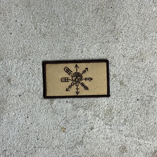 Death's Compass Patch (Embroidered)