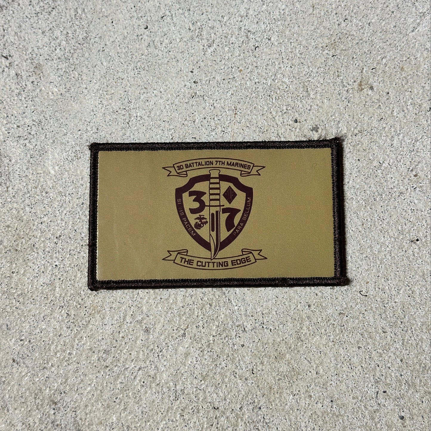 3d Battalion 7th Marines Flak Patch