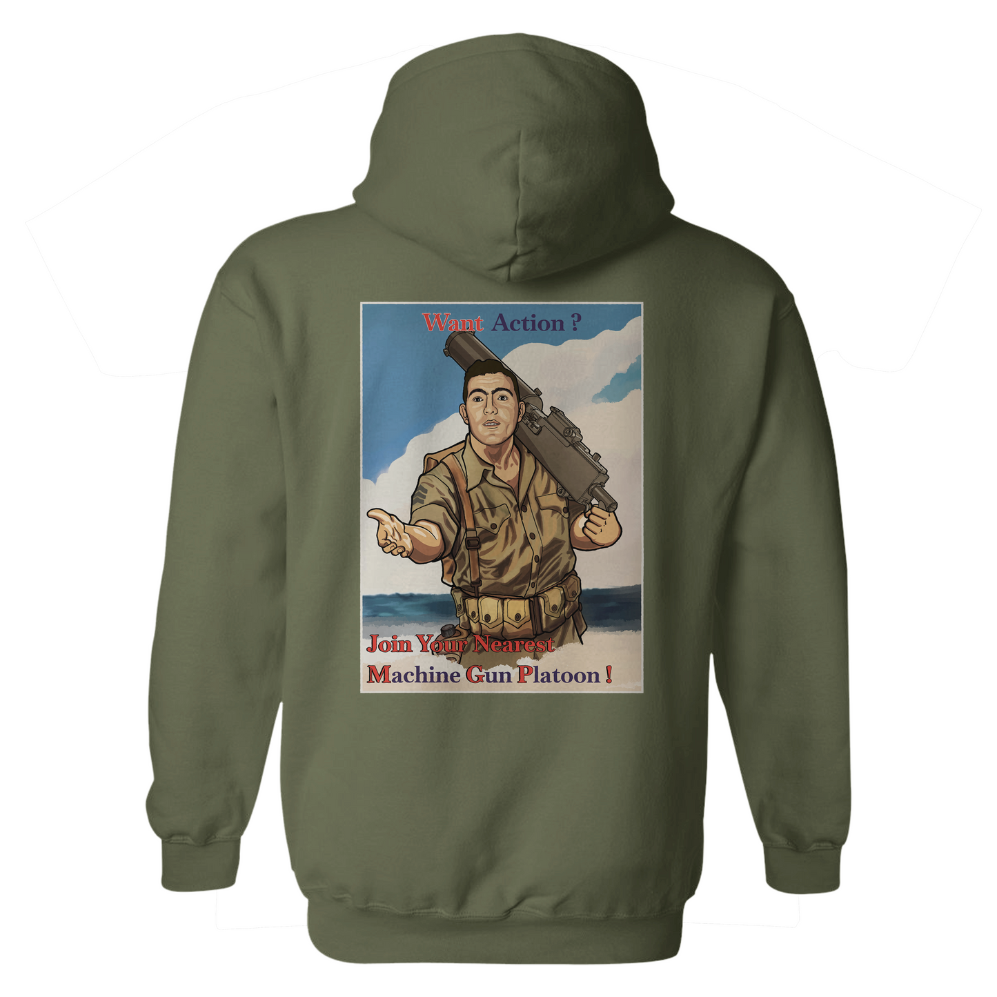 Join the Machine Gun Platoon Hoodie