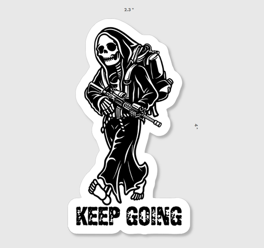 Keep Going Sticker