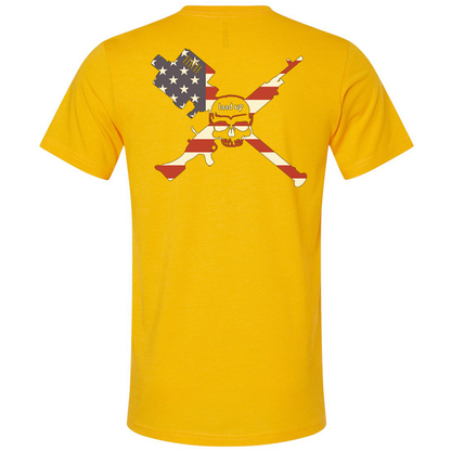 LAAD Up American Flag Logo Tee