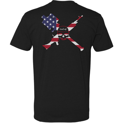 LAAD Up American Flag Logo Tee