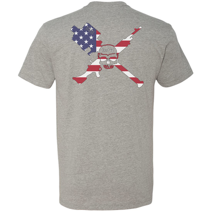 LAAD Up American Flag Logo Tee