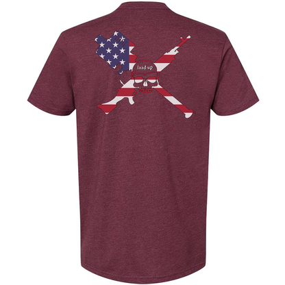 LAAD Up American Flag Logo Tee