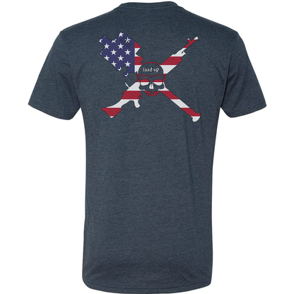 LAAD Up American Flag Logo Tee