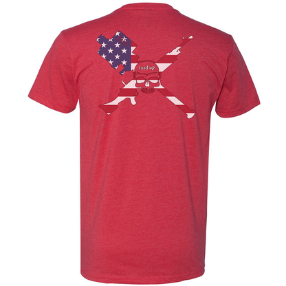 LAAD Up American Flag Logo Tee