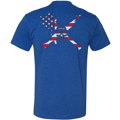 LAAD Up American Flag Logo Tee