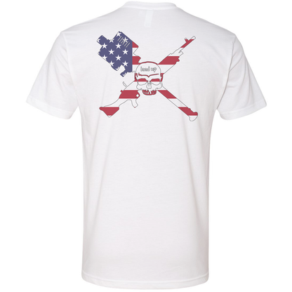 LAAD Up American Flag Logo Tee