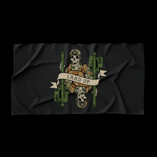 LAAD Gunner Death Card Flag