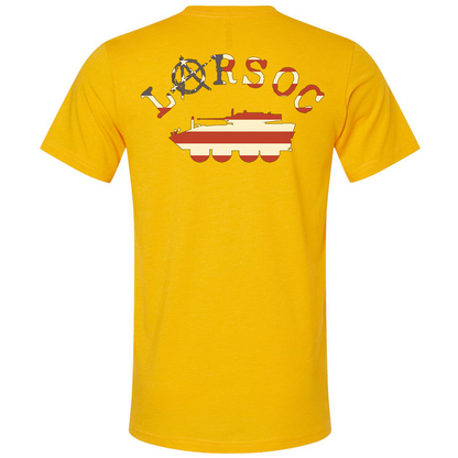 LARSOC Up American Flag Logo Tee