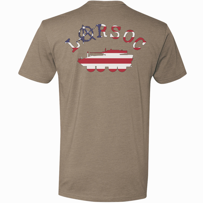 Load image into Gallery viewer, LARSOC Up American Flag Tee
