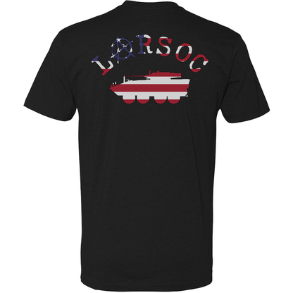 LARSOC Up American Flag Logo Tee