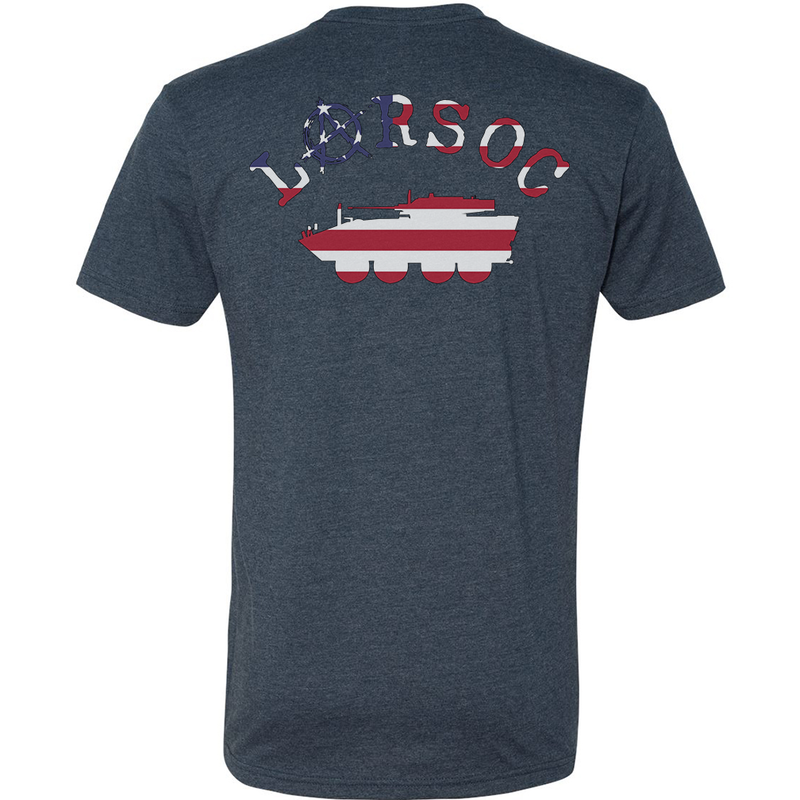 Load image into Gallery viewer, LARSOC Up American Flag Tee
