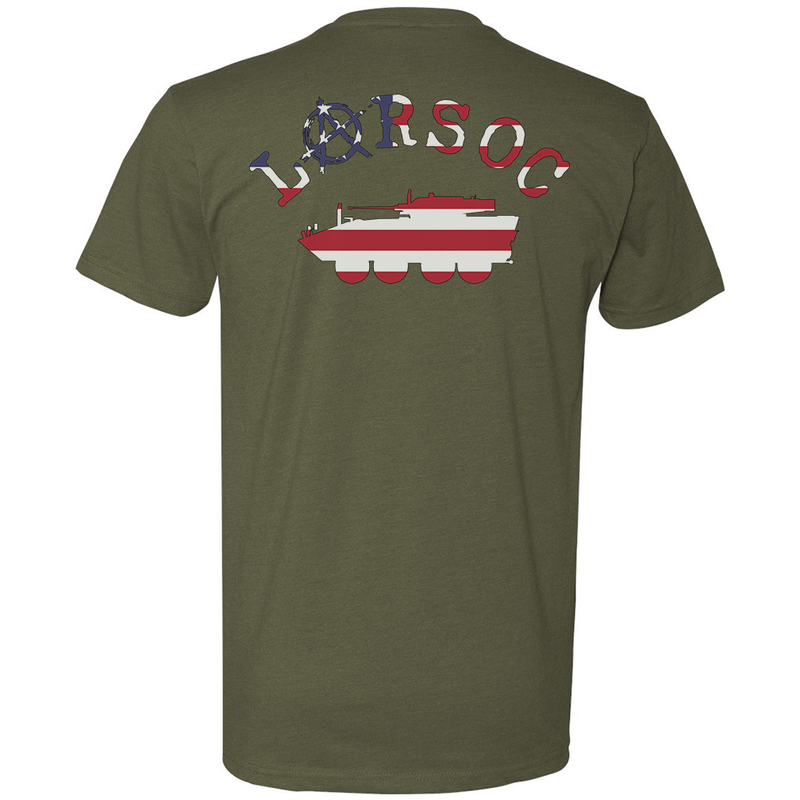 Load image into Gallery viewer, LARSOC Up American Flag Tee
