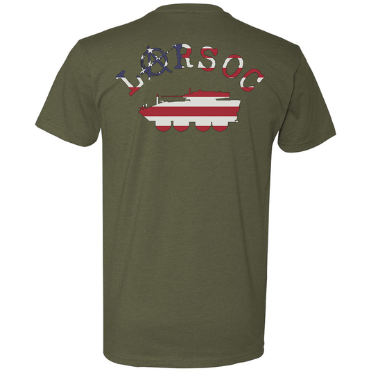 LARSOC Up American Flag Tee