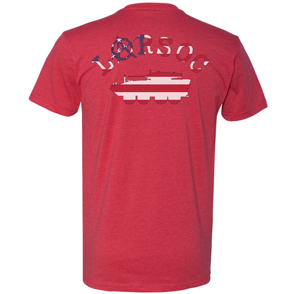 LARSOC Up American Flag Logo Tee