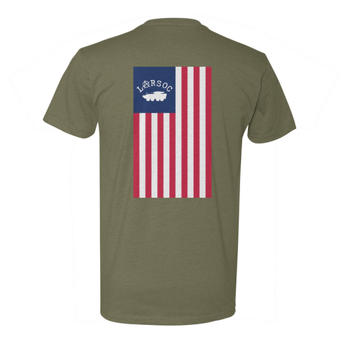 LARSOC Up American Flag Tee