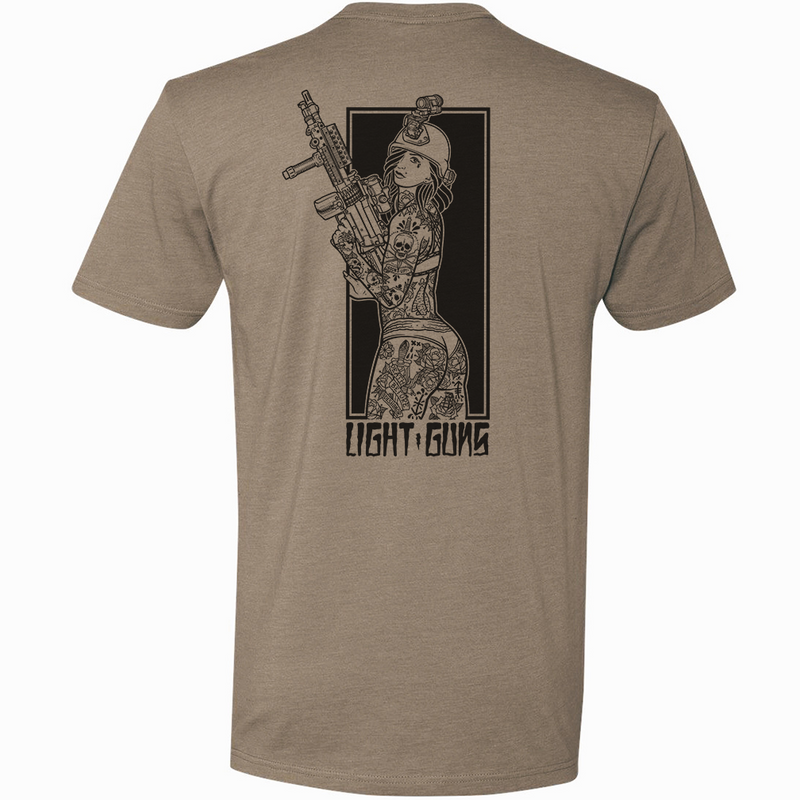 Load image into Gallery viewer, Light Guns Pin Up Tee
