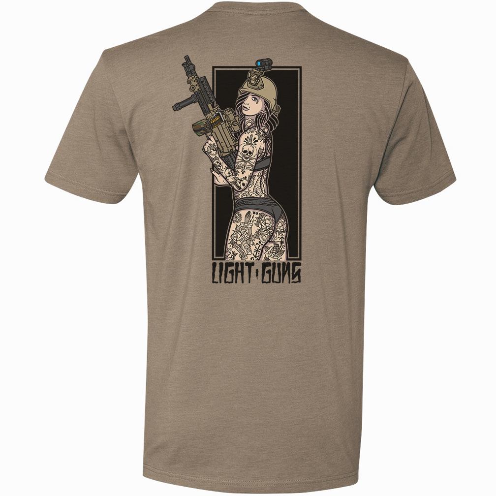 Light Guns Pin Up Tee