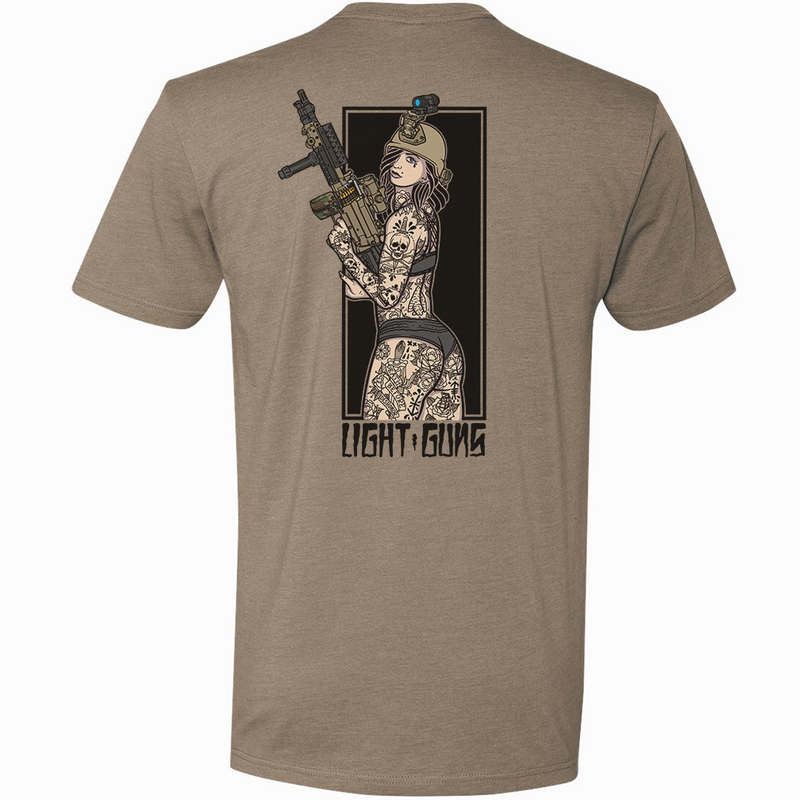 Load image into Gallery viewer, Light Guns Pin Up Tee
