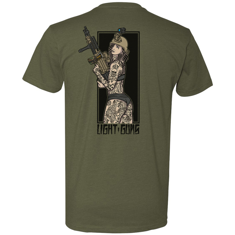 Load image into Gallery viewer, Light Guns Pin Up Tee
