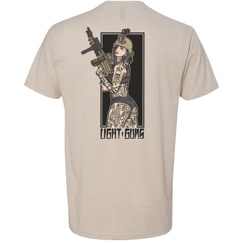 Load image into Gallery viewer, Light Guns Pin Up Tee
