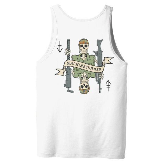 Machine Gunner Death Card Tank