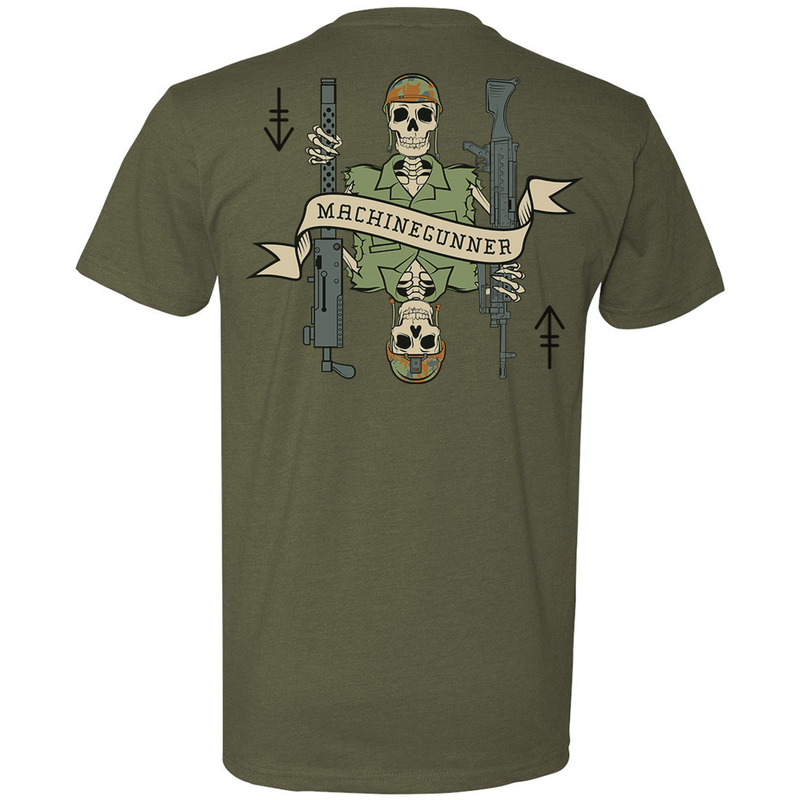 Load image into Gallery viewer, Machine Gunner Death Card Tee
