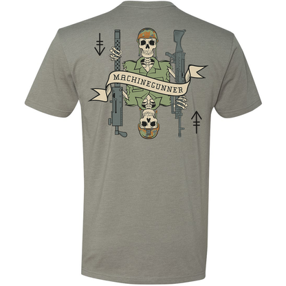 Machine Gunner Death Card Tee