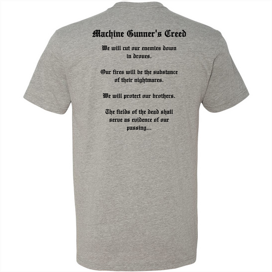 Machine Gunner's Creed Tee