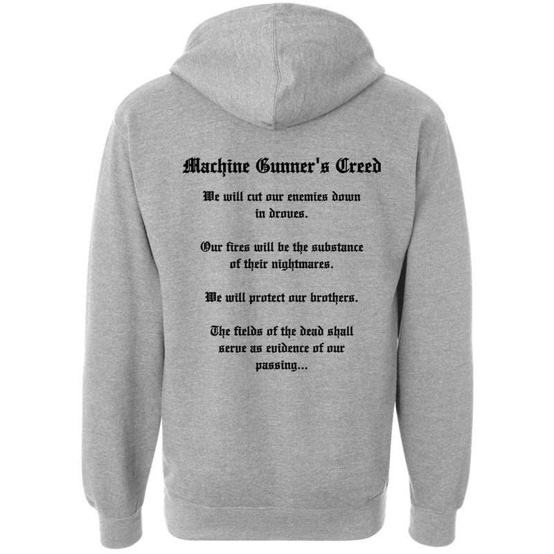 Load image into Gallery viewer, Machine Gunner&#39;s Creed Hoodie
