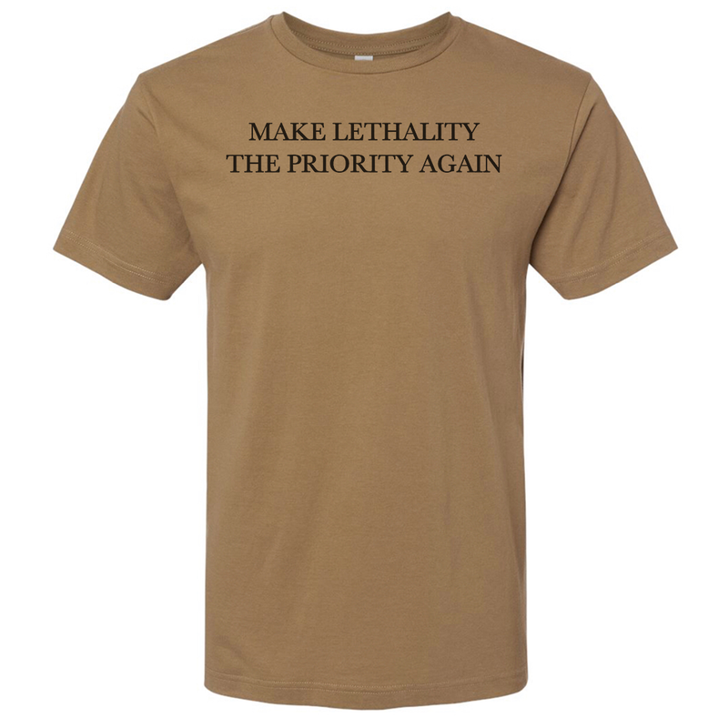 Load image into Gallery viewer, Make Lethality The Priority Again Tee
