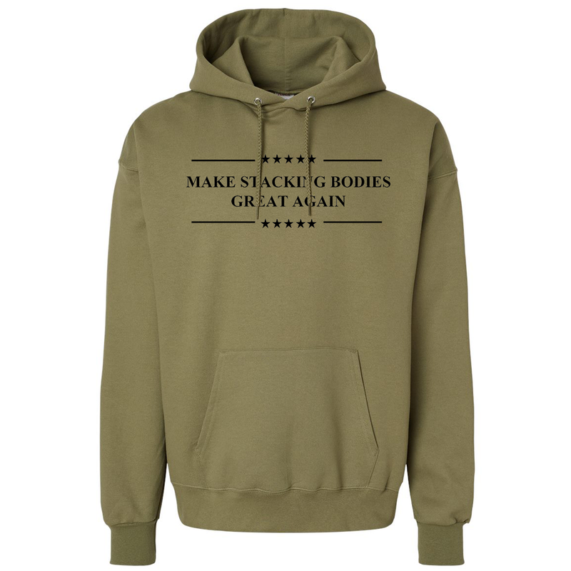 Load image into Gallery viewer, Make Stacking Bodies Great Again Hoodie
