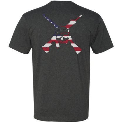 Maneuver Up American Flag Logo Tee