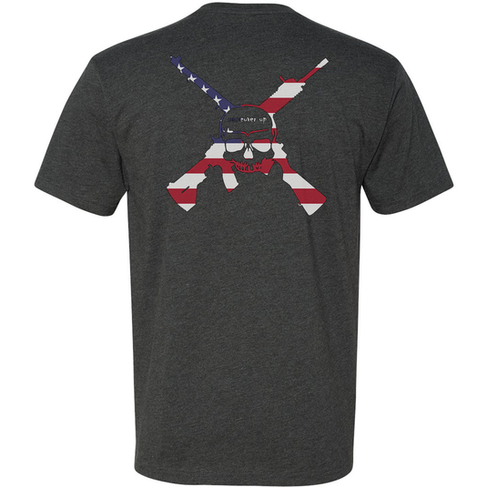 Maneuver Up American Flag Tee